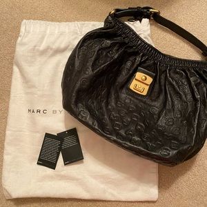 Marc by Marc Jacobs Black Leather Hobo